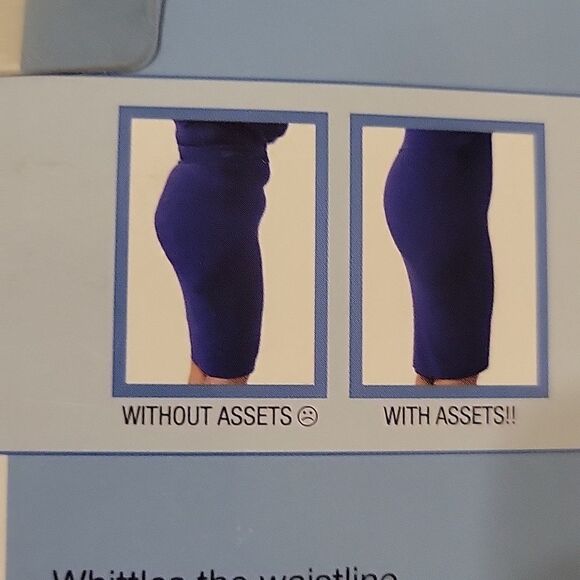 NEW 1X SPANX HI WAIST MID THIGH SHAPER SHAPEWEAR SHORTS FLATTENS TUMMY TAN NWT - Picture 4 of 7